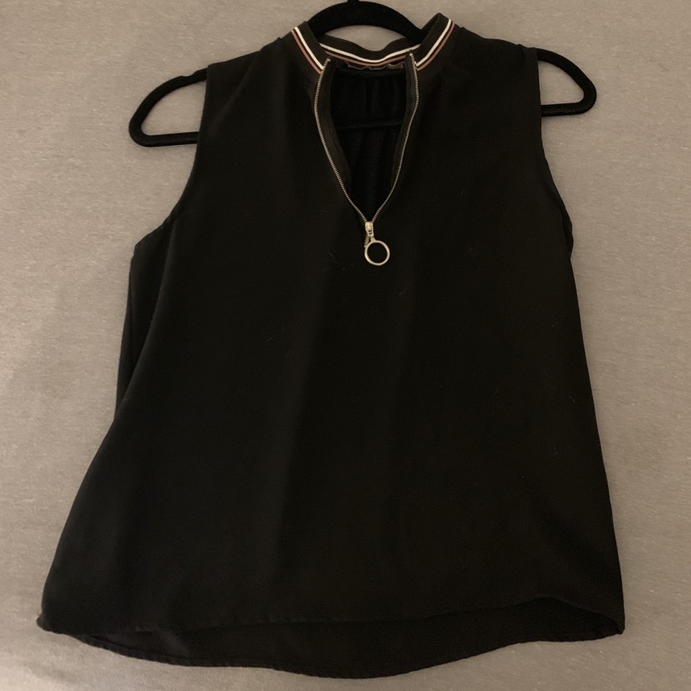 Zara zip shirt